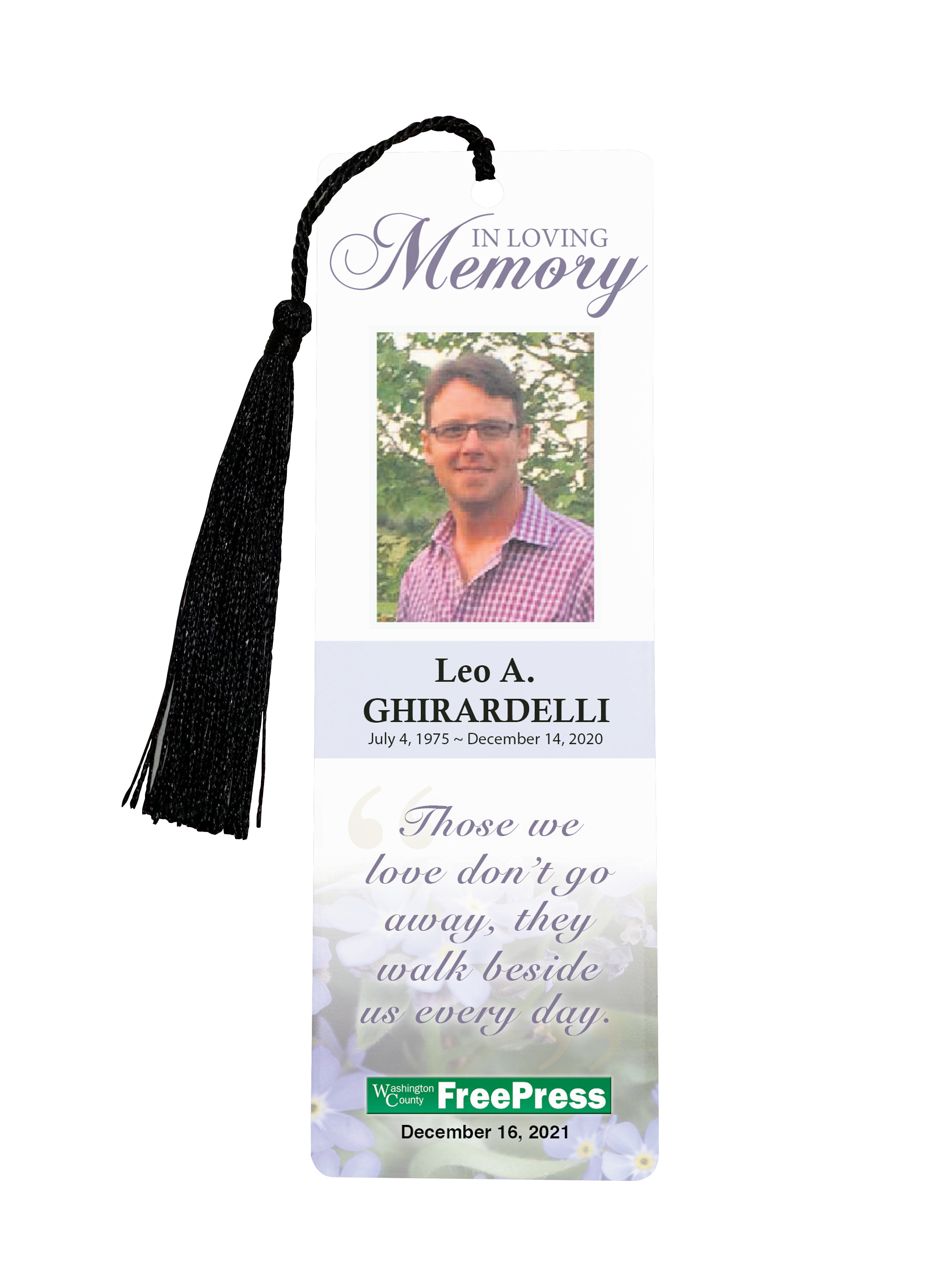 NYVT Memorial Bookmarks