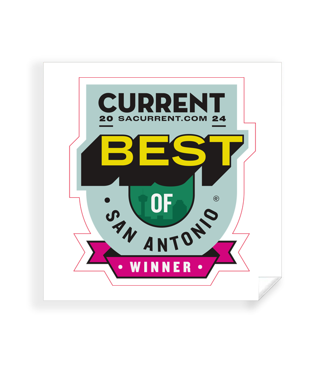 San Antonio Current "Best of San Antonio" Window Cling