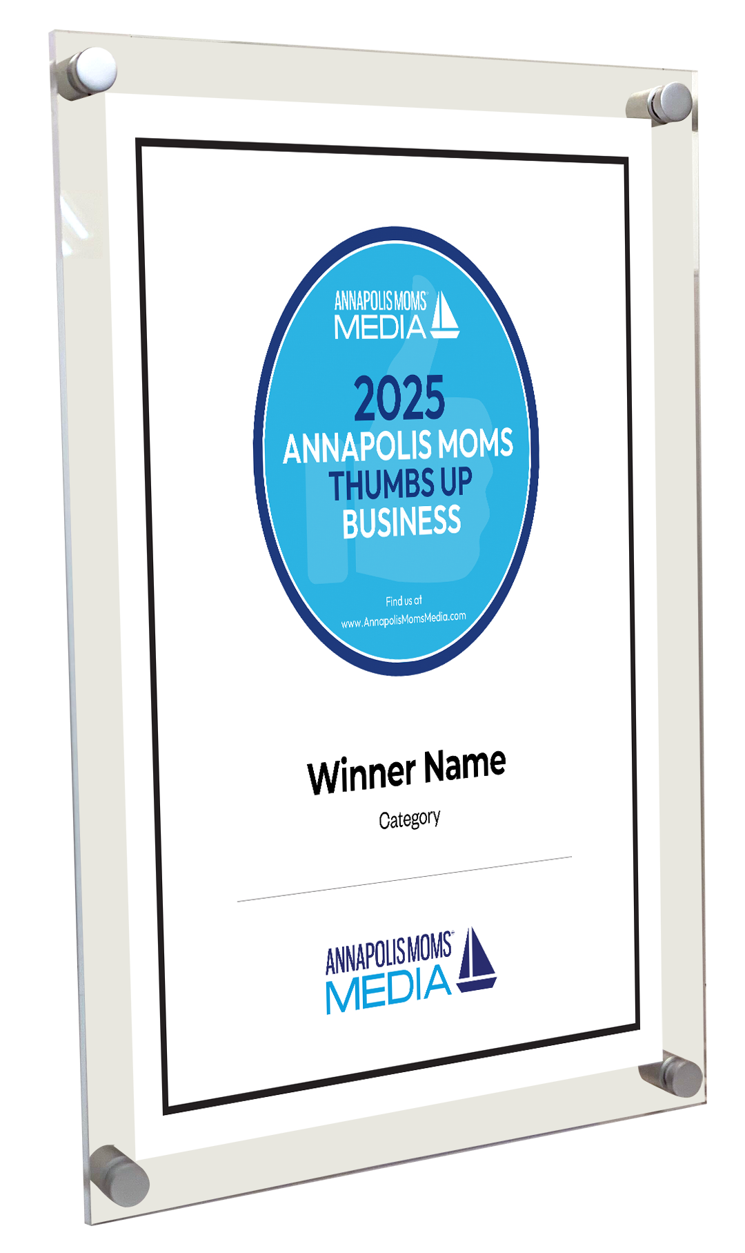 AMM Thumbs-Up Awards - Acrylic Standoff