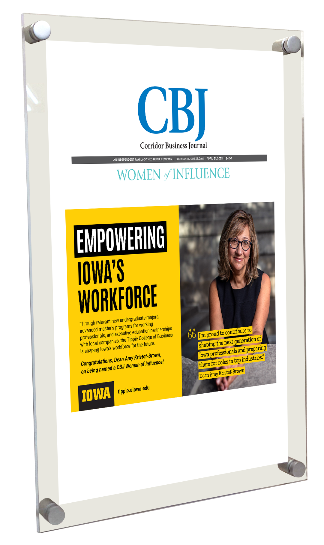 CBJ - Women of Influence - Acrylic Plaques