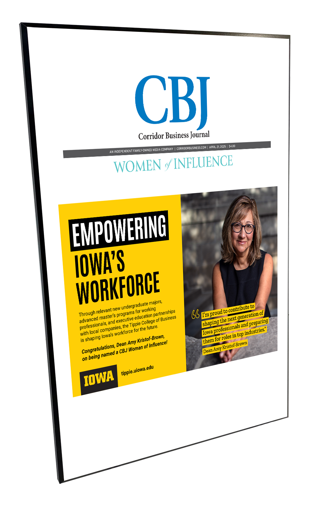 CBJ - Women of Influence - Plaques