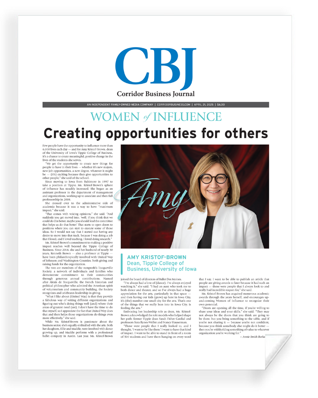 CBJ - Women of Influence - Archival Reprint