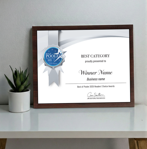 Best of Pooler - Classic Plaque