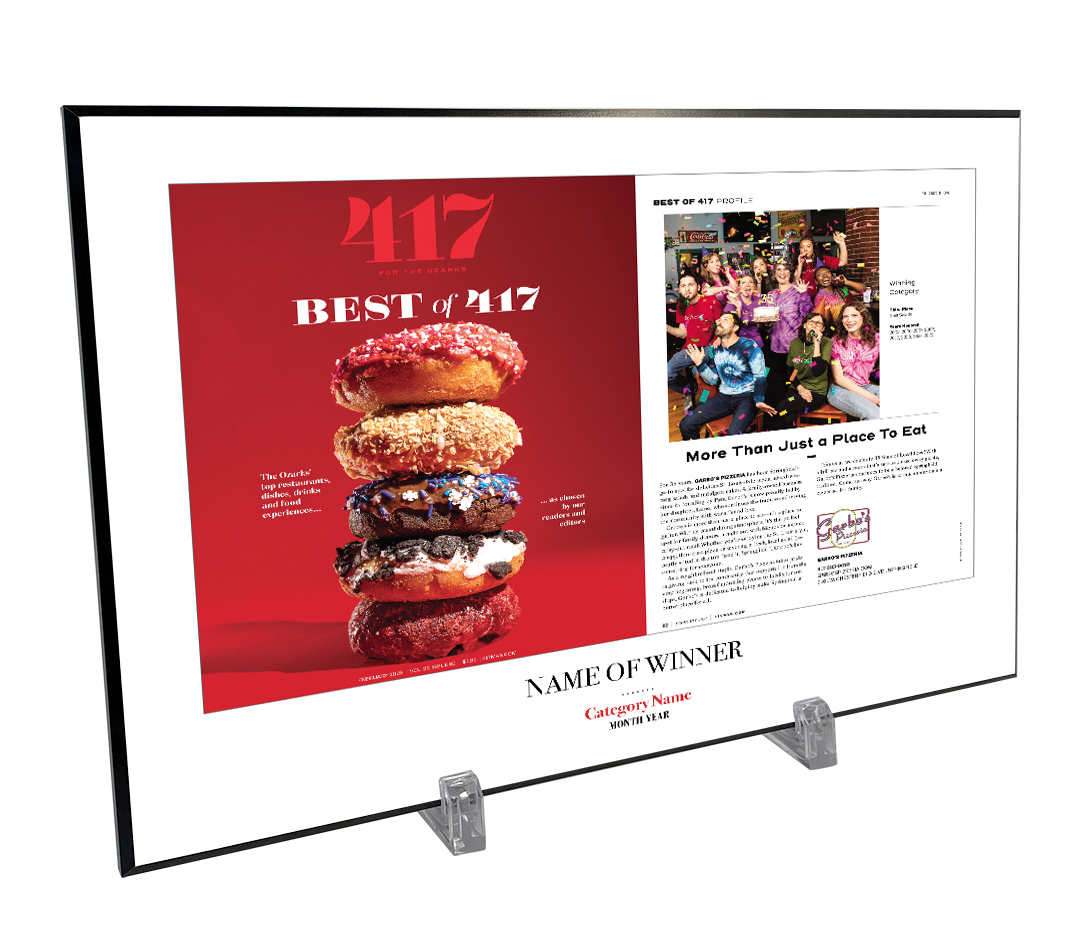 417 Magazine Best of 417 Award Spread Melamine Plaques