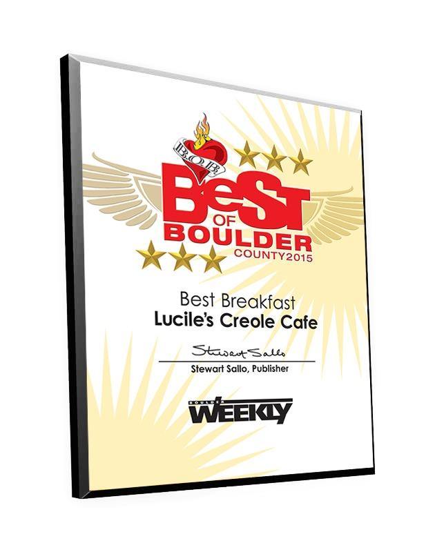 "Best of Boulder" Award Plaque by NewsKeepsake