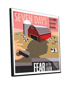 Seven Days Cover Plaque by NewsKeepsake