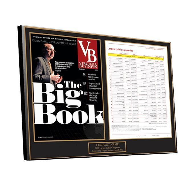 Big Book of Lists 2-Page Article Plaque by NewsKeepsake
