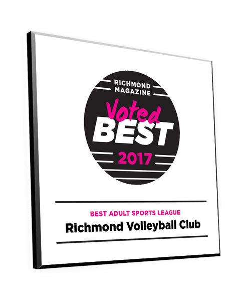 Richmond Magazine "Best & Worst" Logo Award Plaque by NewsKeepsake