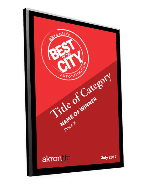 "Best of the City" Award Plaque by NewsKeepsake