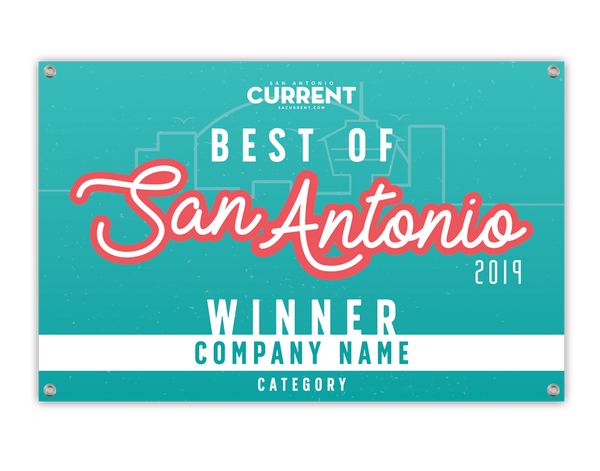 "Best of San Antonio" Award Banner by NewsKeepsake