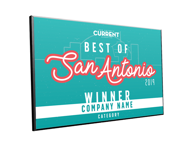 San Antonio Current "Best of San Antonio" Award Plaque by NewsKeepsake