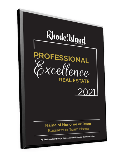 Professional Excellence in Real Estate Award Plaque by NewsKeepsake