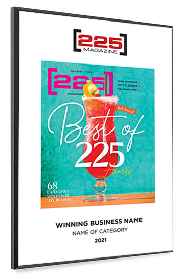 Best Of 225 Magazine Cover Plaque - Modern Mount