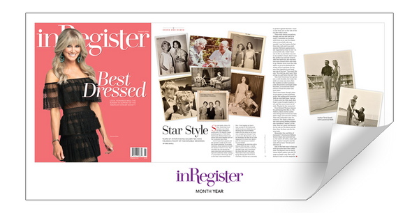 inRegister Magazine Article & Cover Spread Reprints by NewsKeepsake