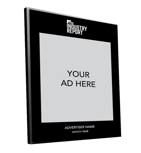 10/12 Industry Report Advertiser Countertop Display Plaques by NewsKeepsake