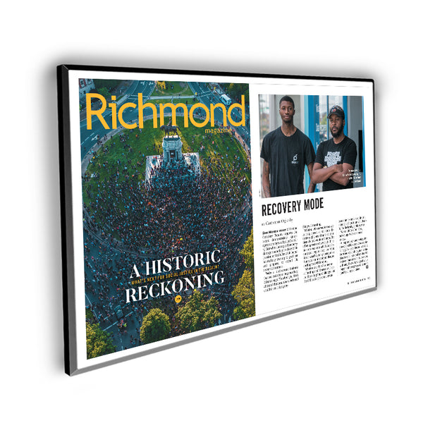 Richmond Magazine Cover / Article Plaque by NewsKeepsake