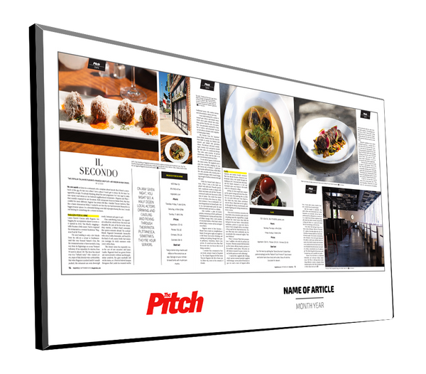 The Pitch Article Plaques by NewsKeepsake