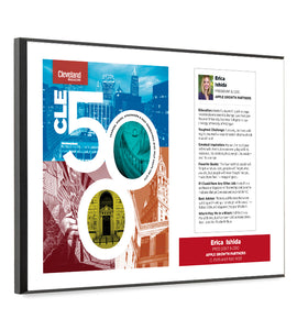 Cleveland 500 Article & Cover Spread Plaque