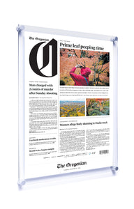The Oregonian Article - Modern Acrylic Plaque