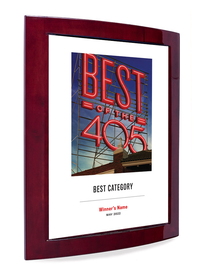 405 Magazine Best of the 405 Award - Rosewood with Metal Inlay