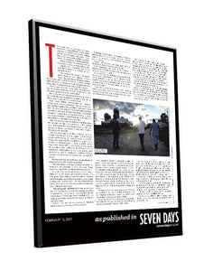 Seven Days Article Template Plaque by NewsKeepsake