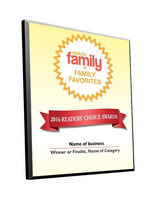 "Family Favorites" Award Plaque by NewsKeepsake