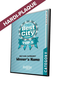Albuquerque The Magazine's Best of the City Award | Modern Hardi-Plaque by NewsKeepsake
