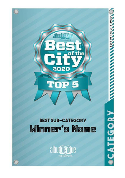 Albuquerque The Magazine's Best of the City Award Banner by NewsKeepsake