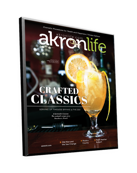 Akron Life Cover Plaque by NewsKeepsake