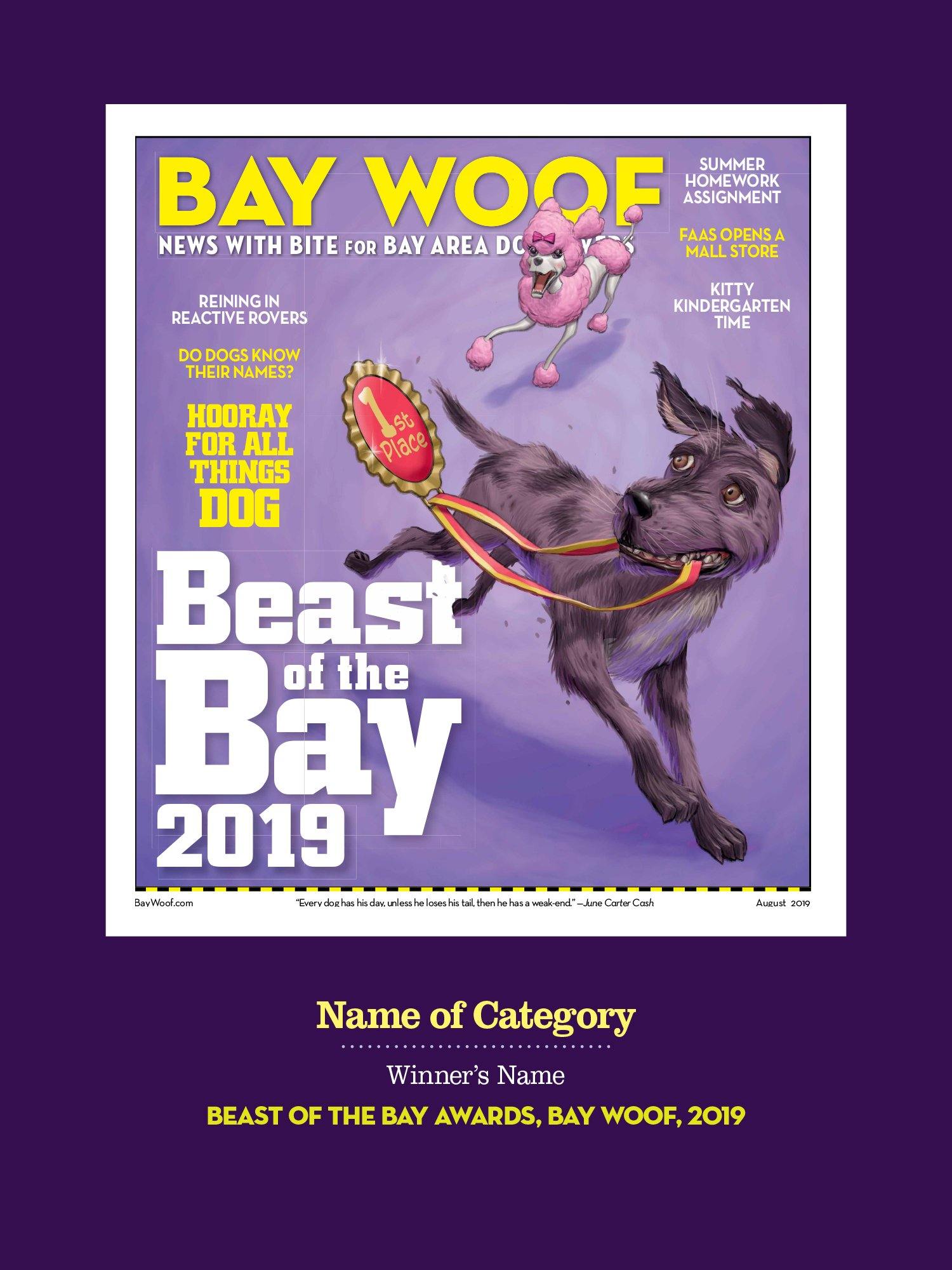 "Beast of the Bay" Cover Award Banner by NewsKeepsake