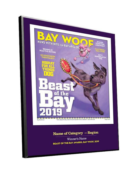 "Beast of the Bay" Cover/Article Award Plaque by NewsKeepsake