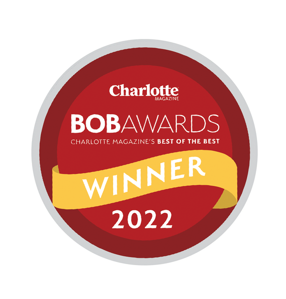 Charlotte Magazine "BOB" Award - Window Decal