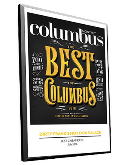 Best Of Columbus Award Plaque by NewsKeepsake