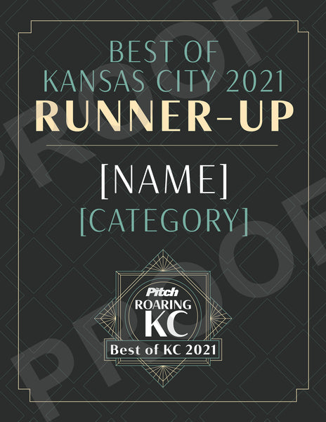 "Best of KC" Award - Mounted Archival Plaque