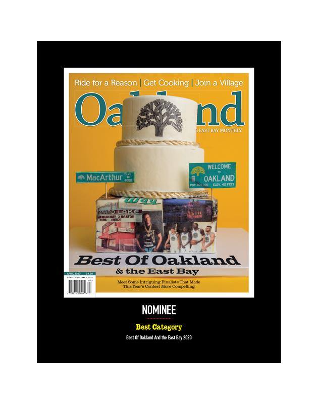 "Best of Oakland & the East Bay" Cover Award Banner by NewsKeepsake