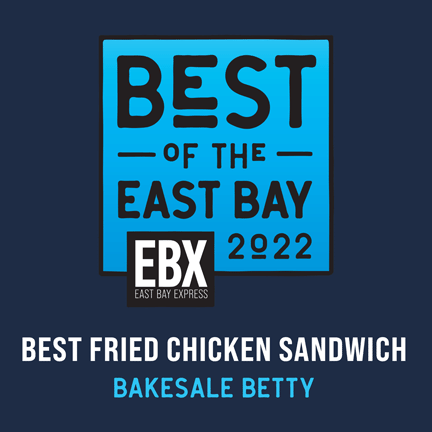 "Best of the East Bay" Award Window Cling