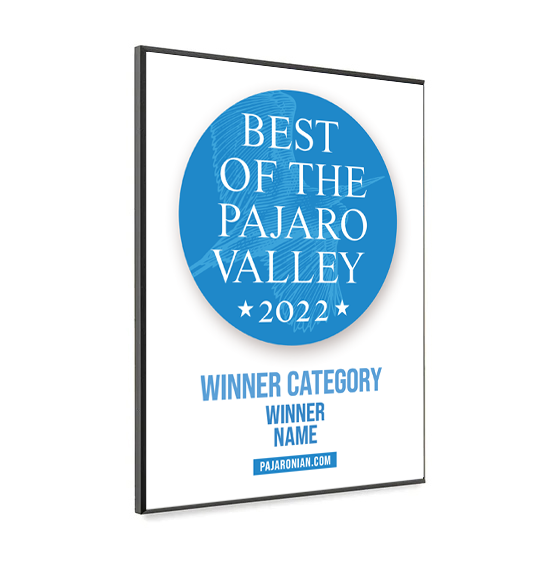 “Best Pajaro Valley” Cover Award Plaques