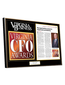 CFO Cover and Profile Plaque by NewsKeepsake