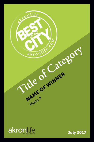 "Best of the City" Award Window Cling by NewsKeepsake