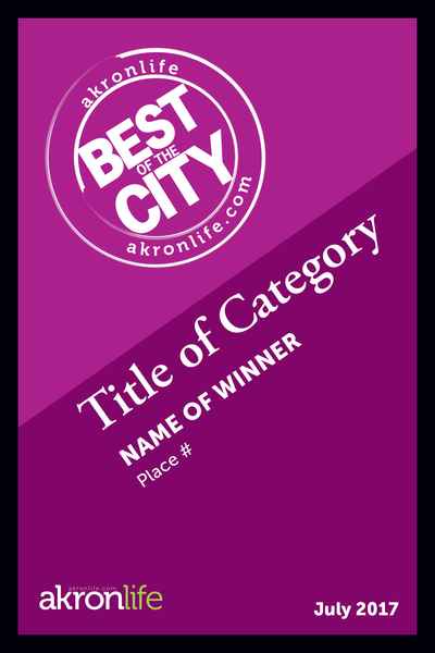 "Best of the City" Award Window Cling by NewsKeepsake