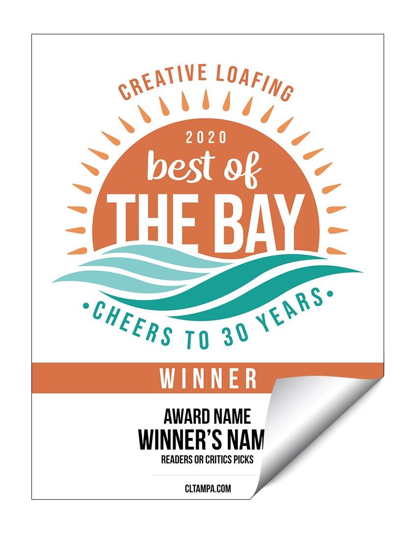 CL Tampa Bay Best of the Bay | Window Decal by NewsKeepsake