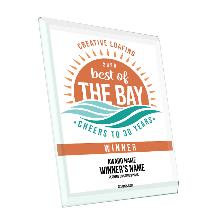 CL Tampa Bay Best of the Bay Plaque | Crystal Glass by NewsKeepsake