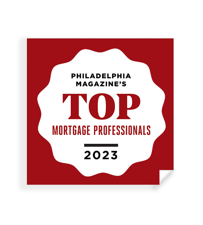 Philadelphia magazine Top Mortgage Professionals Window Decal