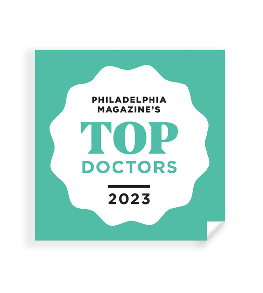 Philadelphia magazine Top Doctors Window Decal