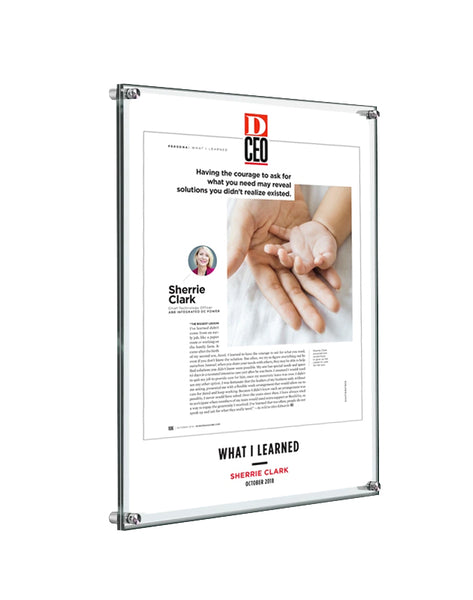 D CEO Single-Page Article Plaques by NewsKeepsake