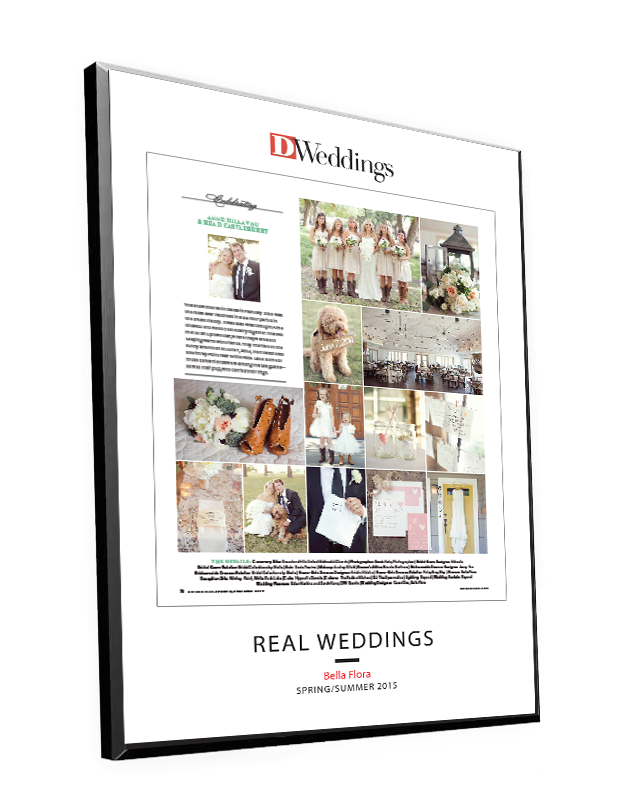 D Weddings Single-Page Article Plaques by NewsKeepsake