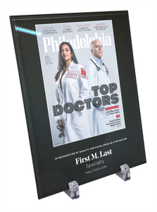 Philadelphia magazine Top Doctors Cover Award - Glass