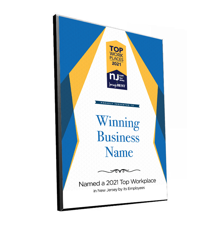 NJ.com and Jersey's Best Top Workplace Award | Hardi-Plaque