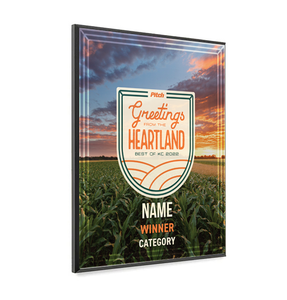 "Best of KC" Award - Mounted Archival Plaque