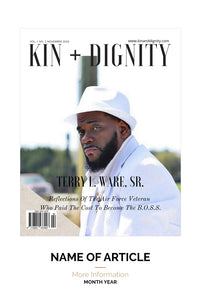 Kin + Dignity Article & Cover Spread Plaques